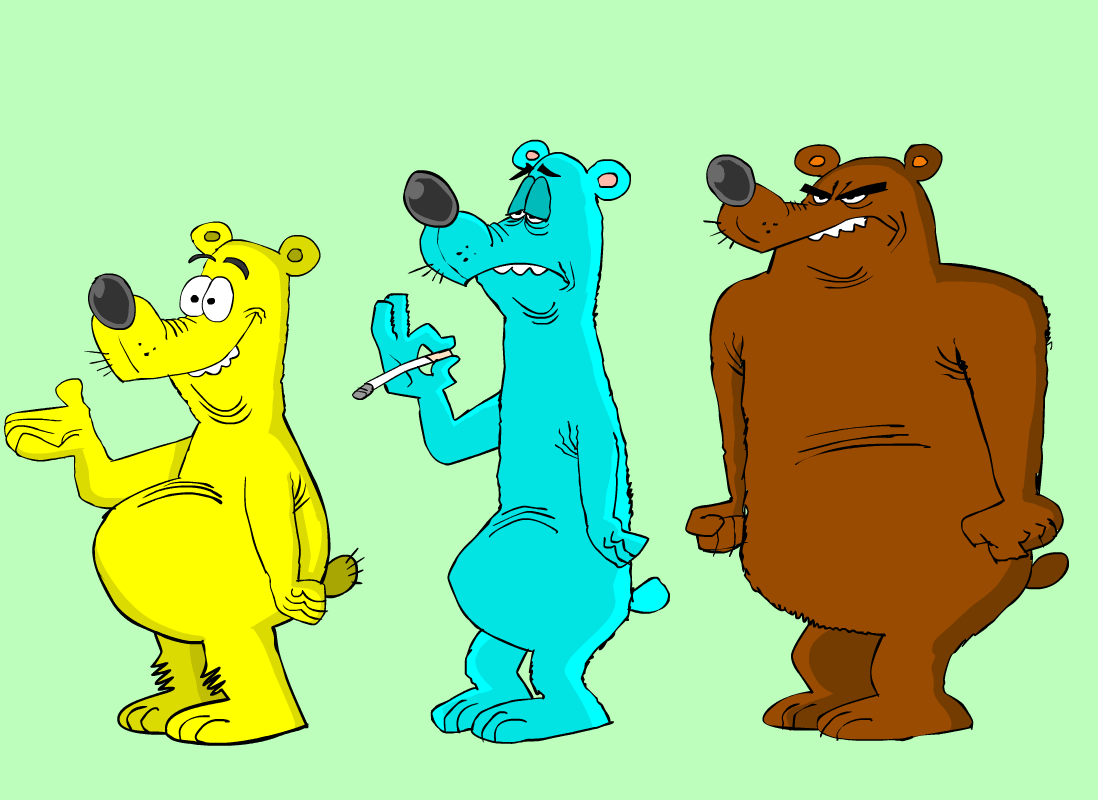Iron Maiden — bear characters