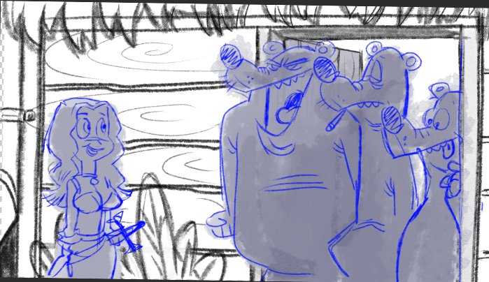 The Iron Maiden — storyboard frame